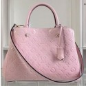 Louis Vuitton Monogram Empreinte MONTAIGNE MM Bag M50668 Pink JK2435MO84