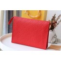 Louis Vuitton Monogram Empreinte POCHETTE VOYAGE MM M41058 red JK433yj81