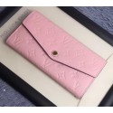 Louis Vuitton Monogram Empreinte WALLET M60565 Pink JK589Mc61