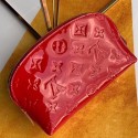 Louis vuitton Monogram Vernis Leather COSMETIC POUCH M90172 red JK1133yk28