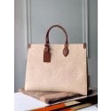 Louis Vuitton ONTHEGO M44576 Cream JK939Rk60