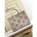 Louis Vuitton ONTHEGO MM M45494 Cream & blue JK580bm74