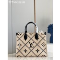 Louis Vuitton ONTHEGO MM M46016 Creme Beige JK5966KX86