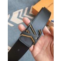 Louis Vuitton OPTIC 40MM REVERSIBLE BELT M0226T BLACK JK2706Ag46