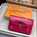 Louis Vuitton Original CHERRYWOOD CHAIN WALLET M63306 rose JK1452NP24