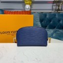 Louis vuitton original Epi Leather COSMETIC POUCH PM M52030 Indigo JK1142OG45