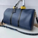 Louis vuitton original KEEPALL BANDOULIERE 50 M55149 blue JK1163yj81