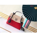 Louis vuitton original LOCKME EVER BB M53937 Kabuki Red&Quartz White&Black JK1005Xr72