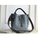 Louis Vuitton original Mahina Leather MURIA M55800 blue JK906sf78