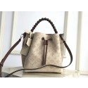 Louis Vuitton original Mahina Leather MURIA M55800 Creme Beige JK905Ea63