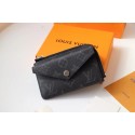 Louis vuitton original Monogram Eclipse CARD HOLDER M60167 black JK212De45