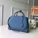 Louis vuitton original MONTAIGNE MM M44311 blue JK1490Gw67