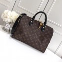 Louis vuitton original SPEEDY BANDOULIERE 30 M41112 black JK1342HW50