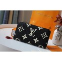 Louis Vuitton Original ZIPPY wallet M69698 black JK201fw56