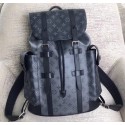 Louis Vuitton OriginalChristopher backpack M45419 black JK721Ag46
