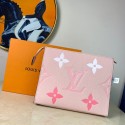 Louis Vuitton POCHETTE VOYAGE MM M80504 Pink & Saffron JK578rJ28