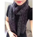 Louis Vuitton Scarf A2360 Grey JK3715LG44