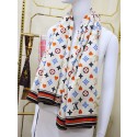 Louis Vuitton Scarf CS2368 White JK3539sY95