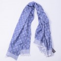 Louis Vuitton Scarves Cotton WJLV091 SkyBlue JK3857OG45