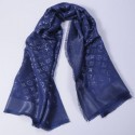 Louis Vuitton Scarves Cotton WJLV092 Dark Blue&Silver JK3851fw56