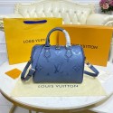 Louis Vuitton SPEEDY BANDOULIERE 25 M58947 blue JK187Eb92