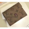 Louis Vuitton Victorine Wallet Monogram Canvas M62360 Wine JK559iv85