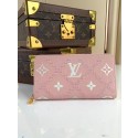 Louis Vuitton ZIPPY leather WALLET M81141 pink JK39pk20
