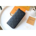 Louis Vuitton ZIPPY WALLET VERTICAL M62902 black JK124UE80