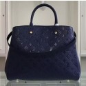 Luxury Louis Vuitton Monogram Empreinte MONTAIGNE GM Bag M41069 Royal JK2443QT69