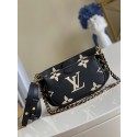 Luxury Louis Vuitton MULTI POCHETTE ACCESSOIRES M45777 Black&Cream JK507Px24