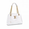 Luxury LOUIS VUITTON NEW WAVE CHAIN TOTE M51978 white JK1749bE46