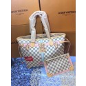 Replica Designer Louis Vuitton Damier Azur Canvas neverfull M40156 JK1962Bb80