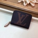 Replica Designer Louis vuitton original ZIPPY zipper pocket M67690 brown JK297Bb80