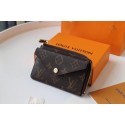 Replica Fashion Louis vuitton original CARD HOLDER M60167 black JK214HM85