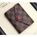 Replica Louis Vuitton Damier Ebene Canvas VICTORINE WALLET N41659 JK581Fi42