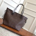 Replica Louis Vuitton Damier Ebene Original NEVERFULL MM N41358 pink JK1888AP18