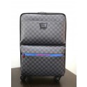 Replica Louis Vuitton Damier Graphite canvas Universal wheel Pegase 55 N41385 black JK1883it96