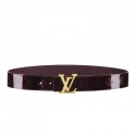Replica Louis Vuitton Facettes Monogram Vernis Belt M9874U JK3050ED66