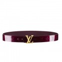Replica Louis Vuitton Facettes Monogram Vernis Belt M9875U JK3051VA65