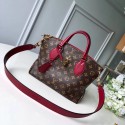 Replica Louis vuitton FLOWER ZIPPED TOTE BB M44351 Lie de Vin JK1431VA65