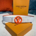 Replica Louis Vuitton Leather Belt M0170U 40MM JK2727cK54