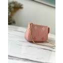 Replica Louis Vuitton MINI POCHETTE ACCESSOIRES M80501 Bouton de Rose Pink JK569Hd81