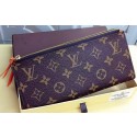 Replica Louis Vuitton Monogram Canvas ADELE WALLET M61287 Orange JK643YP94