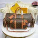 Replica Louis Vuitton Monogram Canvas KEEPALL BANDOULIERE 65 M45794 JK12cK54