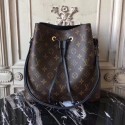 Replica Louis Vuitton Monogram Canvas NEONOE M44020 Black JK2139Ix66