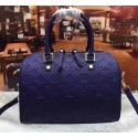 Replica Louis Vuitton Monogram Empreinte Speedy 30 Bag M40762 Royal JK2380ls37