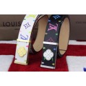 Replica Louis Vuitton Monogram Multicolore Belt LV2935 White JK2827KG80