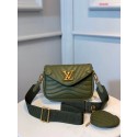 Replica LOUIS VUITTON NEW WAVE Shoulder Bag M56466 Olive green JK765UD97