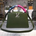 Replica Louis vuitton original CAPUCINES PM M94587 green JK1642Sf59