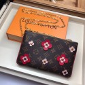 Replica Louis Vuitton POCHETTE DOUBLE ZIP M63905 red JK1435iF91